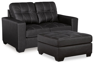 Loveseat y otomana extragrande de Barlin Mills