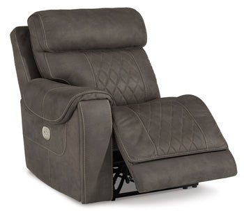 Sillón reclinable eléctrico Hoopster con brazo izquierdo