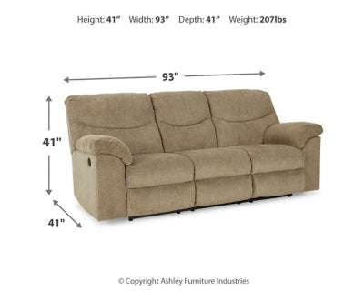 Sofá reclinable Alphons