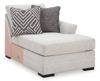 Chaise longue esquinera con brazo derecho Koralynn