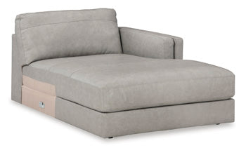 Chaise longue esquinera con brazo derecho Amiata