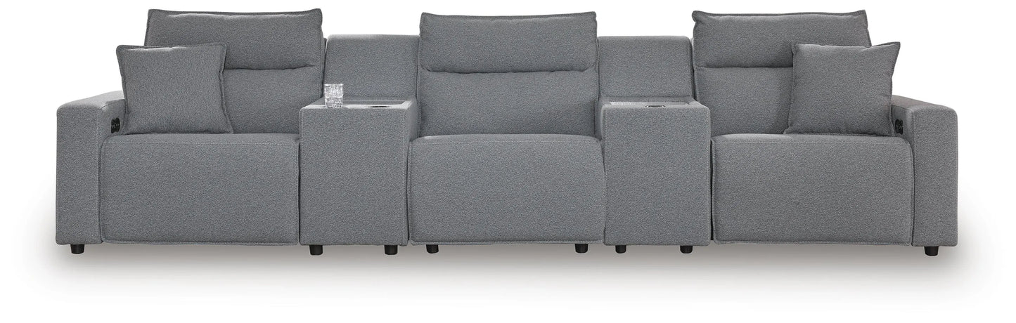 ModMax II 5-Piece Reclining Sectional with Consoles