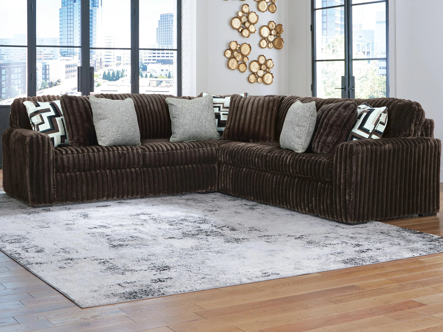 Midnight-Madness 3-Piece Sectional