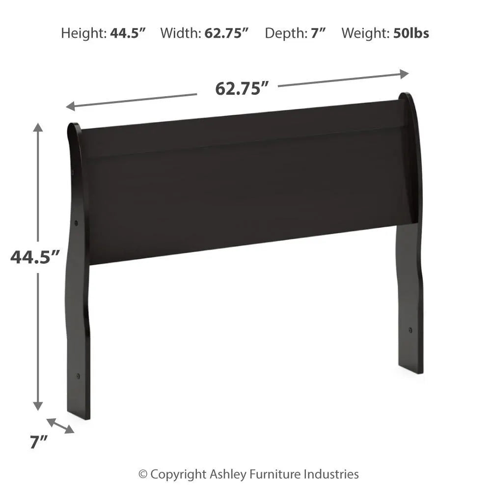 Huey Vineyard Queen Sleigh Headboard