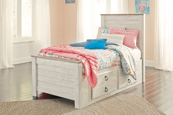Willowton Under Bed Storage with Side Rail