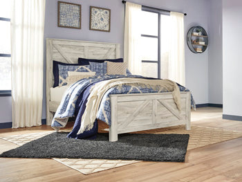 Pie de cama con panel cruzado Bellaby Queen