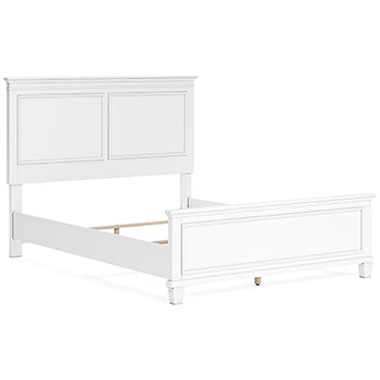 Pie de cama con panel Fortman Queen