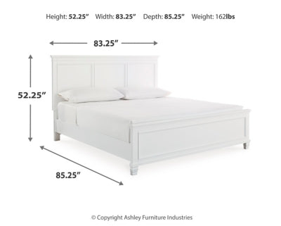 Cama con paneles Fortman King