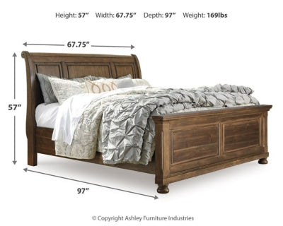 Cama trineo Queen Flynnter