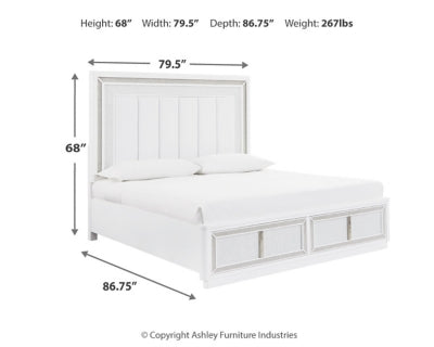 Chalanna King Upholstered Storage Bed