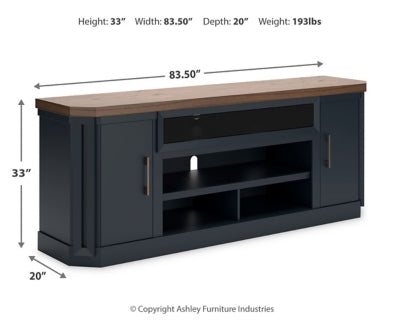 Soporte para TV Landocken de 83"