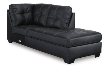 Chaise longue esquinera con brazo derecho de Barlin Mills
