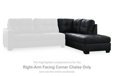 Chaise longue esquinera con brazo derecho de Barlin Mills