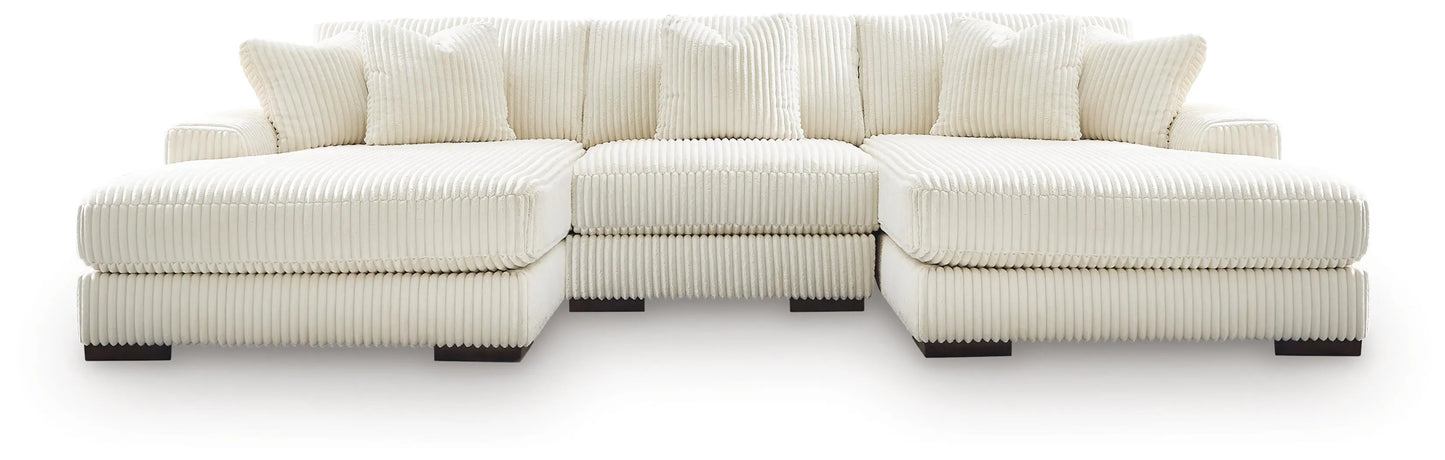 Lindyn 3-Piece Sectional with Double Chaise
