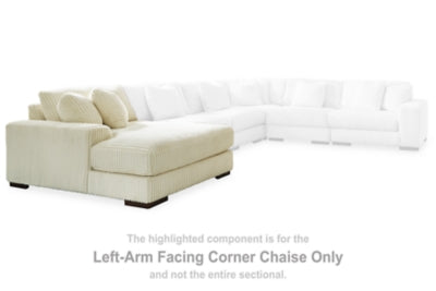 Chaise longue esquinera con brazo izquierdo Lindyn