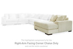 Chaise longue esquinera Lindyn con brazo derecho