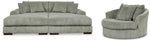 Lindyn Super Chaise con silla giratoria extragrande