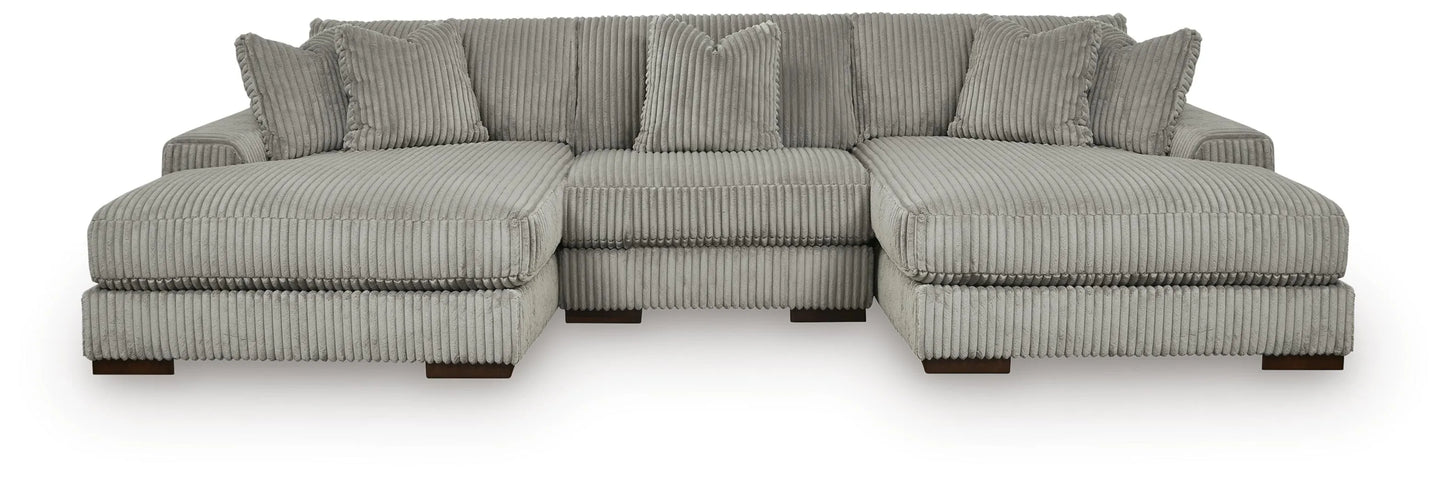 Lindyn 3-Piece Sectional with Double Chaise