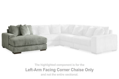 Chaise longue esquinera con brazo izquierdo Lindyn