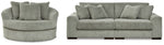 Lindyn 2-Piece Sectional Sofa and Oversized Swivel Accent Chair