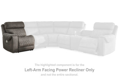 Sillón reclinable eléctrico Hoopster con brazo izquierdo