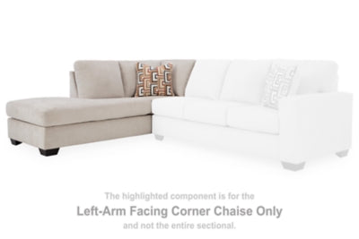 Chaise esquinera con brazo izquierdo Aviemore
