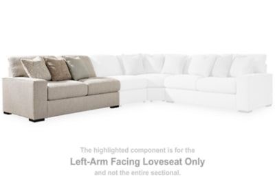 Loveseat Ballyton con brazo izquierdo