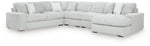 Stupendous 5-Piece Sectional with Chaise