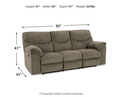 Sofá reclinable Alphons