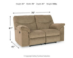 Alphons Reclining Loveseat