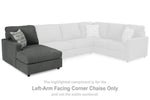 Chaise longue esquinera con brazo izquierdo Edenfield