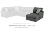 Chaise longue esquinera con brazo derecho Edenfield