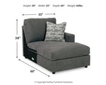 Chaise longue esquinera con brazo derecho Edenfield