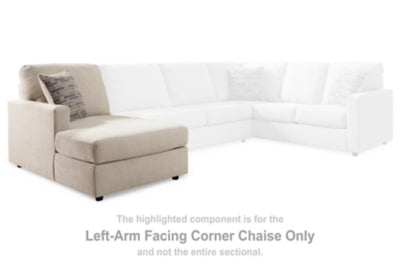 Chaise longue esquinera con brazo izquierdo Edenfield