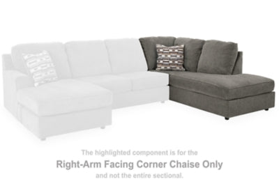 Chaise longue esquinera con brazo derecho O'Phannon