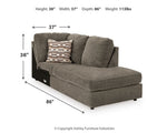 Chaise longue esquinera con brazo derecho O'Phannon
