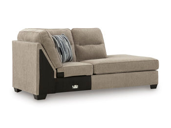 Chaise longue de esquina con brazo derecho Olten