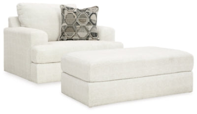 Silla y otomana extragrande Karinne