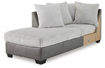 Chaise longue esquinera con brazo izquierdo Clairette Court