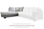 Chaise longue esquinera con brazo izquierdo Clairette Court