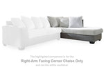 Chaise longue esquinera con brazo derecho Clairette Court