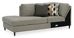 Chaise esquinera con brazo izquierdo de Santasia