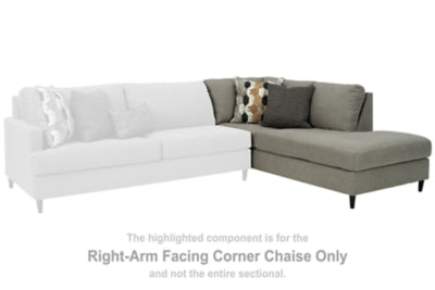 Chaise longue esquinera con brazo derecho de Santasia