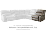 Sillón reclinable eléctrico con brazo derecho Segburg