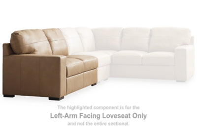 Loveseat Bandon con brazo izquierdo