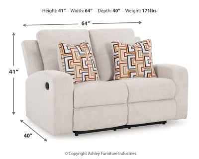 Loveseat reclinable Danum