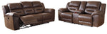 Stoneland Power Reclining Sofa and Loveseat