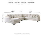 Lerenza 5-Piece Sectional with Chaise