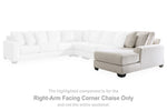 Chaise longue esquinera con brazo derecho Lerenza