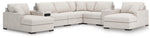 Omaha by Ashley 8-Piece Double Chaise Sectional with Audio and Storage Consoles